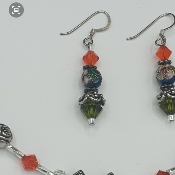 Vintage necklace and earrings - Picture 2 of 6